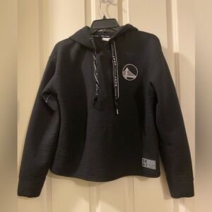 DKNY Warriors black pullover sweater in size small